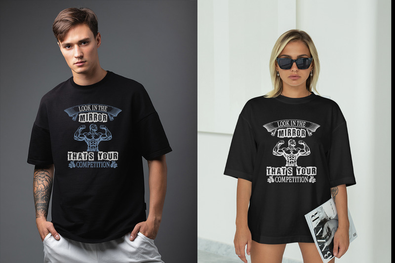 Gym T Shirt Design Bundle V.1 - Features Image 2