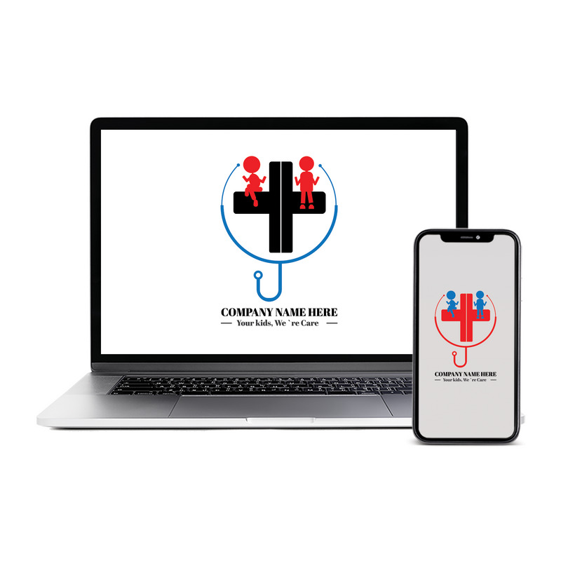 Modèle de logo de clinique pédiatrique - Caractéristiques de l’image 3