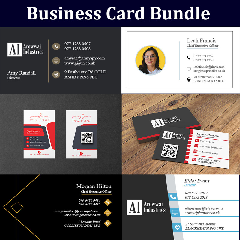 Bundle of 10 Visiting Cards Business Cards