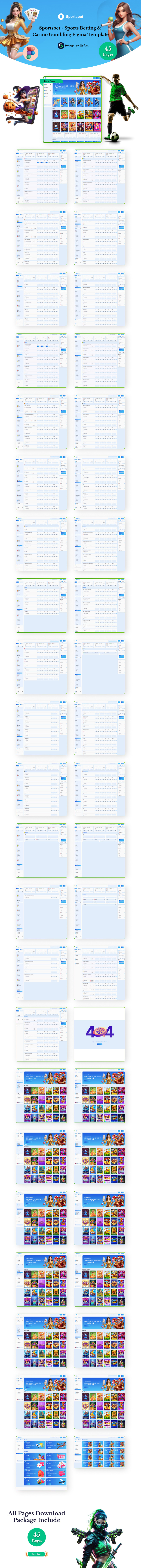 Sportsbet - 体育博彩和赌场博彩 Figma 模板 - Features Image 1