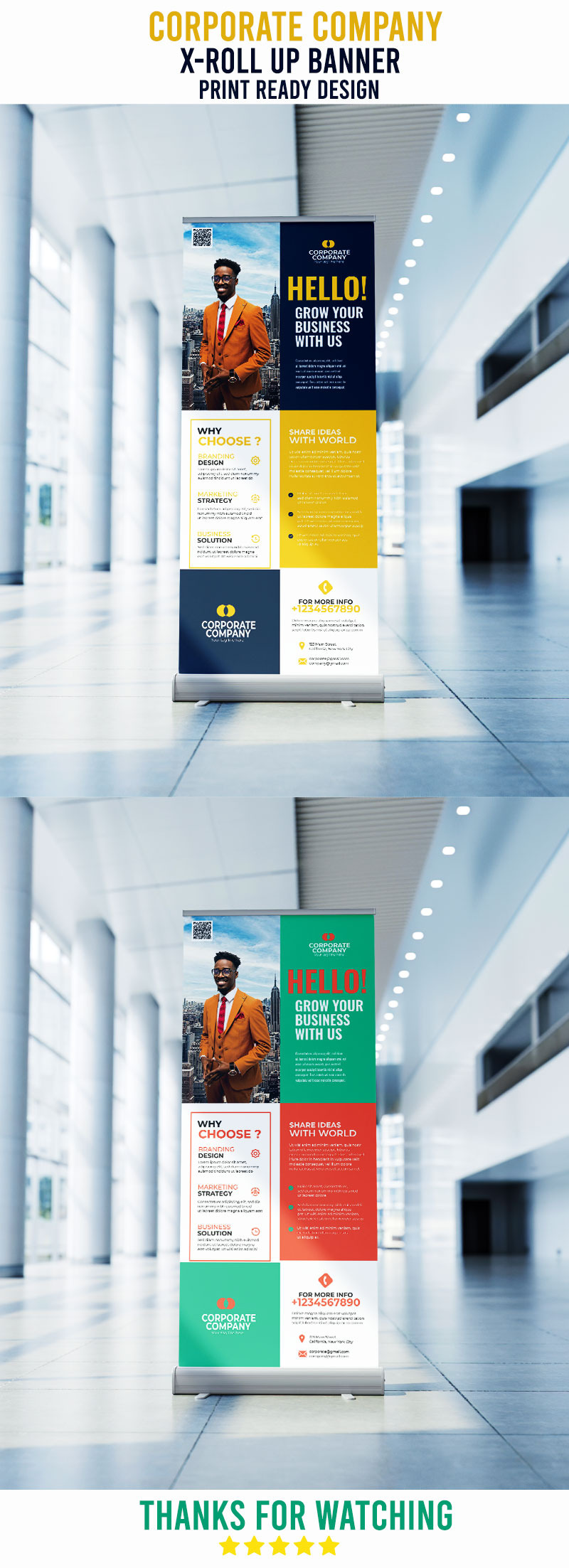 Corporate Company Business Roll Up Banner - Features Image 1