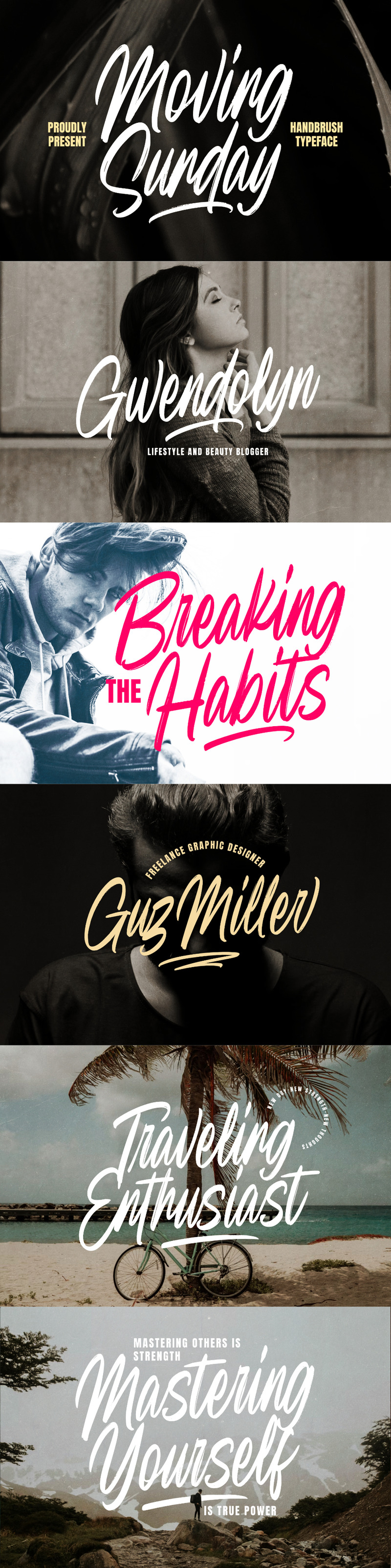 Натуральная кисть Moving Sunday - Features Image 1