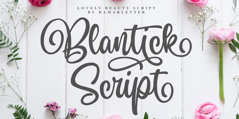 Blantick Script Handwriting - Features Image 1