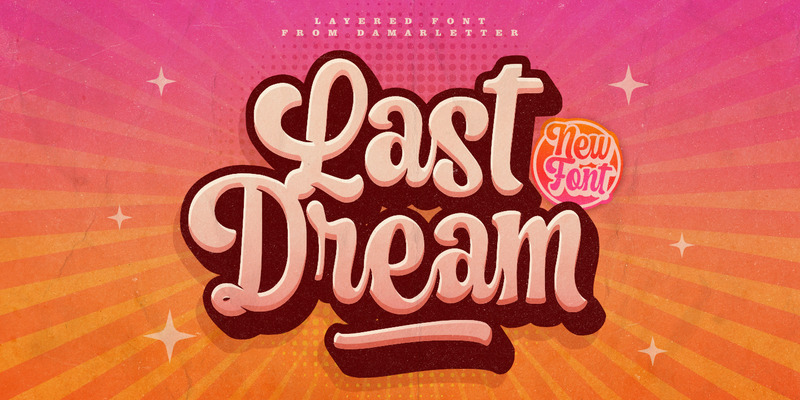 Last Dream – Layered Font - Features Image 1