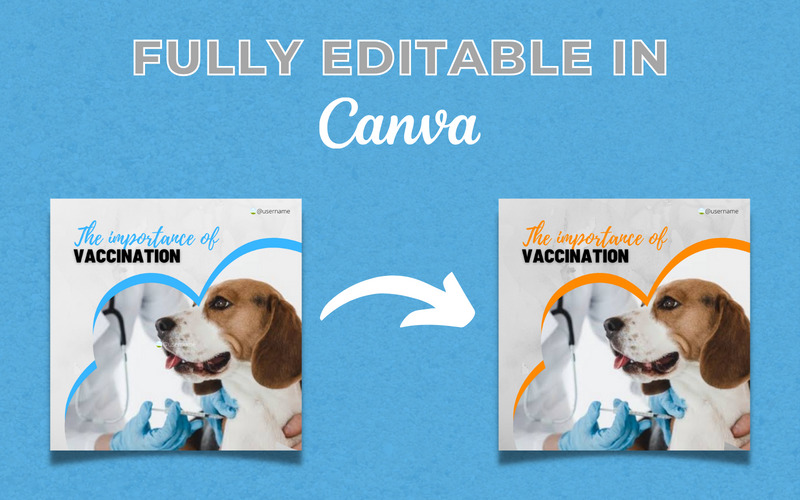 55 Veterinär-Canva-Vorlagen für soziale Medien - Eigenschaften Bild 2