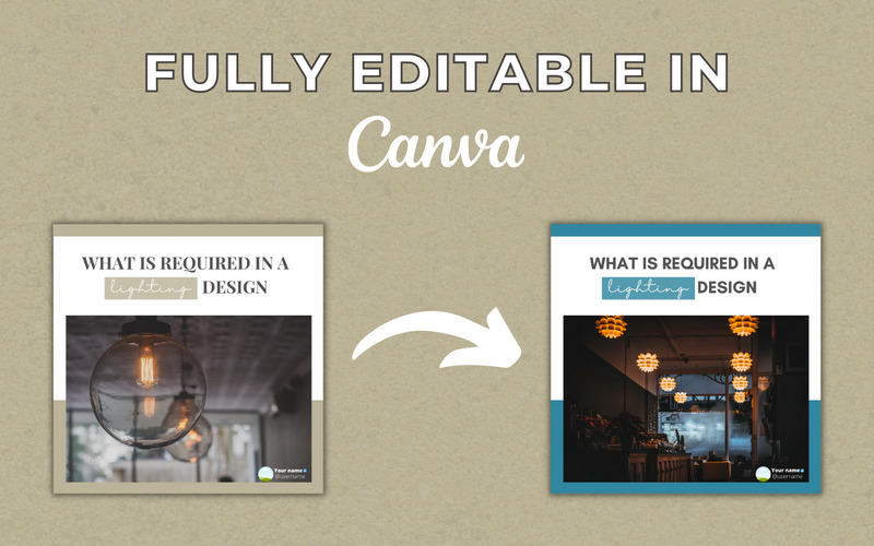 50 Premium Interior Design Canva Templates For Social Media - Features Image 2