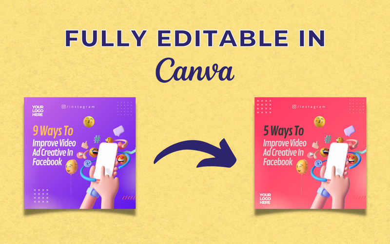 80 Premium Digital Marketing Canva Templates For Social Media - Features Image 2
