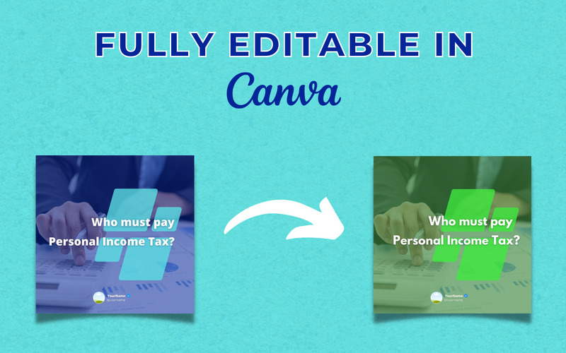 36 Premium Accounting Canva-sjablonen voor sociale media - Features Image 2
