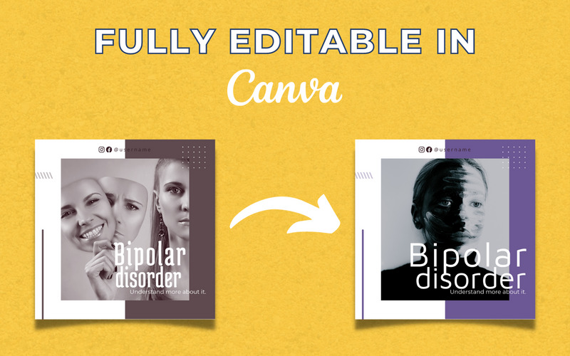 30 Psychiatrist Canva Templates For Social Media - Features Image 2