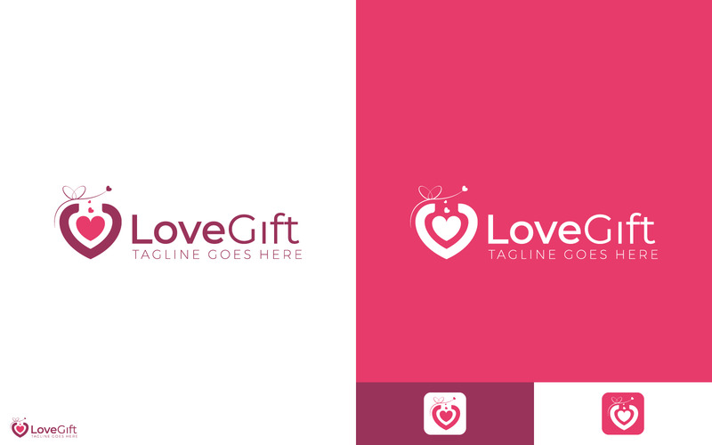 Présentation du logo Branding Love, pack de logos - Caractéristiques de l’image 1