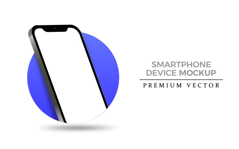 Smartphone mockup. Device mockup for presentation template - Features Image 1