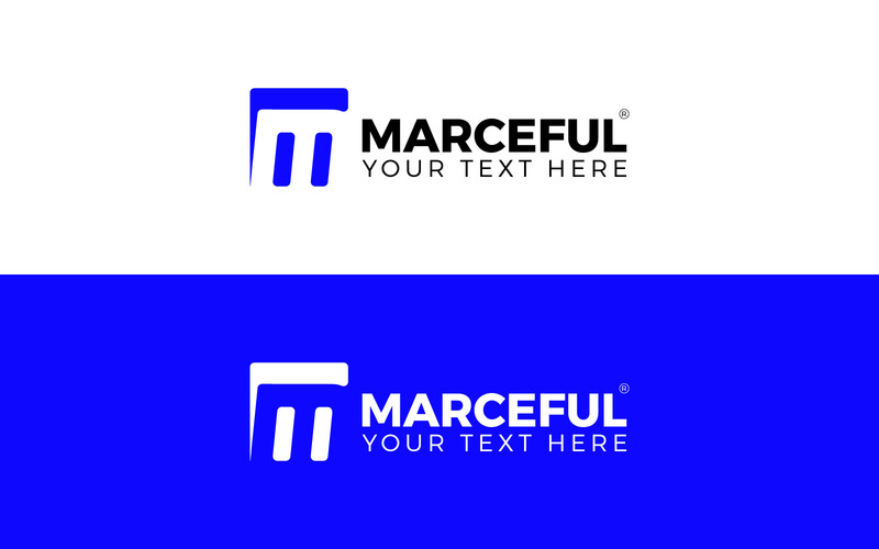 Creative M Letter Vector Logo Mall Illustration Design Pack - Features Image 6