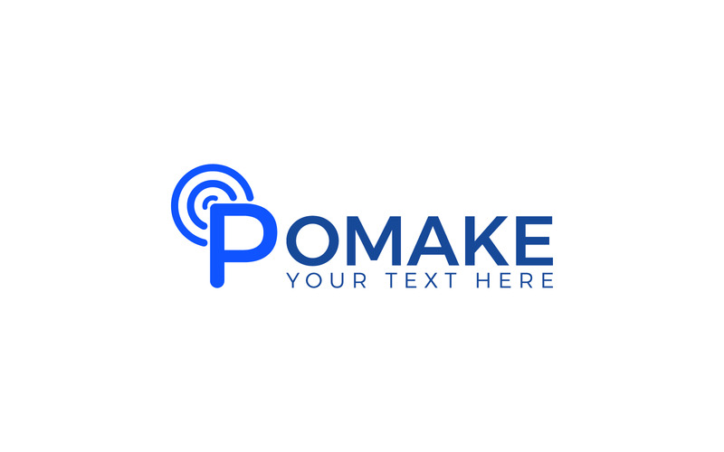 Szablony logo wektorowego marki P - Obraz funkcji 2