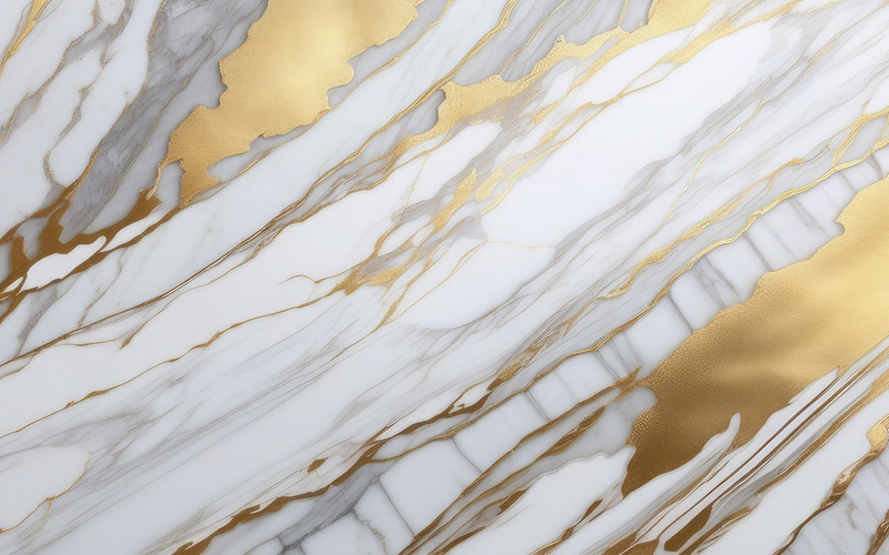 Design de fundo dourado de fundo de mármore branco e dourado de luxo premium - Features Image 1