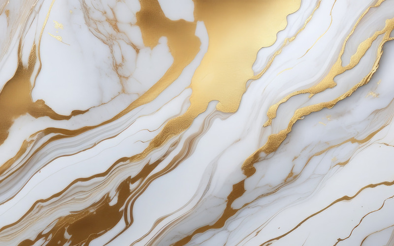 Ilustración de fondo de mármol blanco y dorado de lujo premium - Características Imagen 1