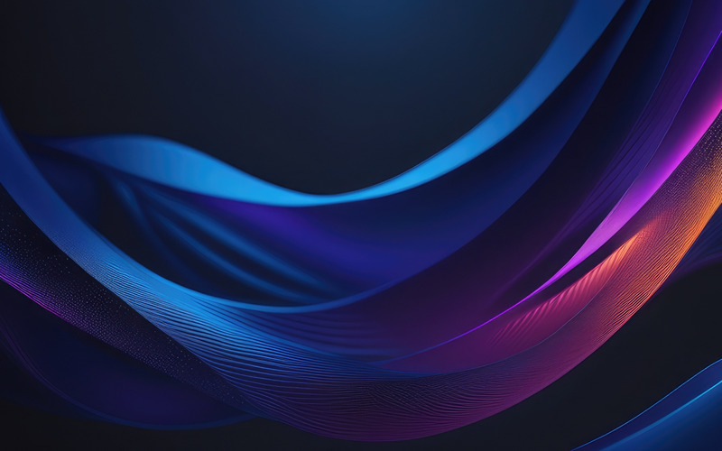 Abstract Technology Wave Background design - Features Image 1