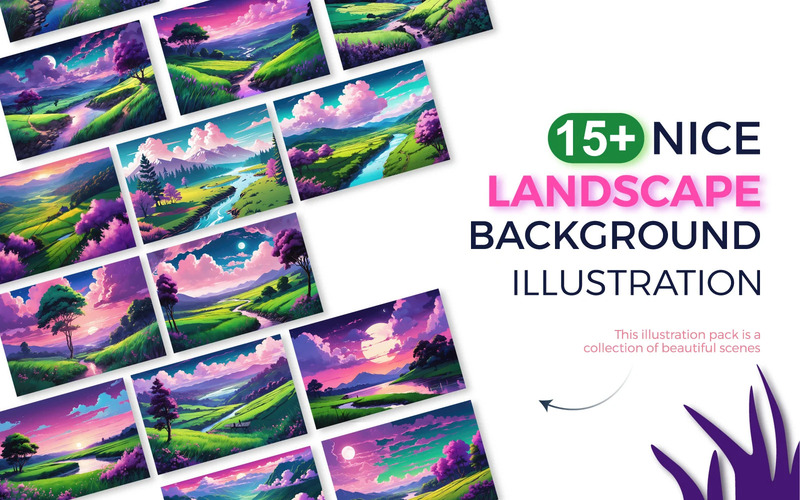 Background Illustration Bundle, Background illustration - Features Image 4