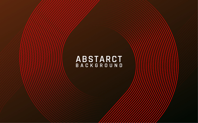 Abstract Red Technology line background - Features Image 1