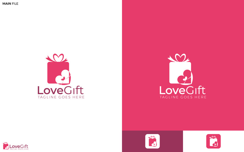 Présentation du logo Branding Love, pack de logos - Caractéristiques de l’image 3