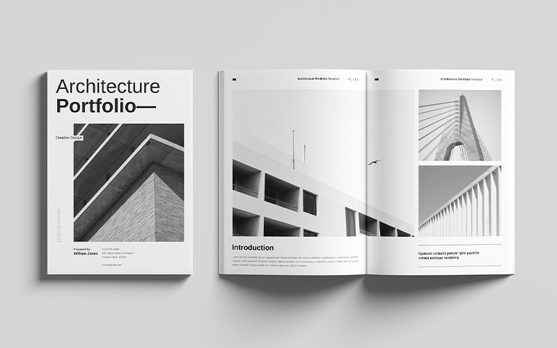Architect Portfolio Template ( InDesign ) - Features Image 1