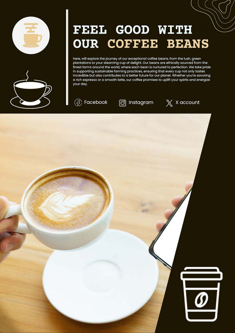 Coffee Shop Poster PSD Template - Features Image 1