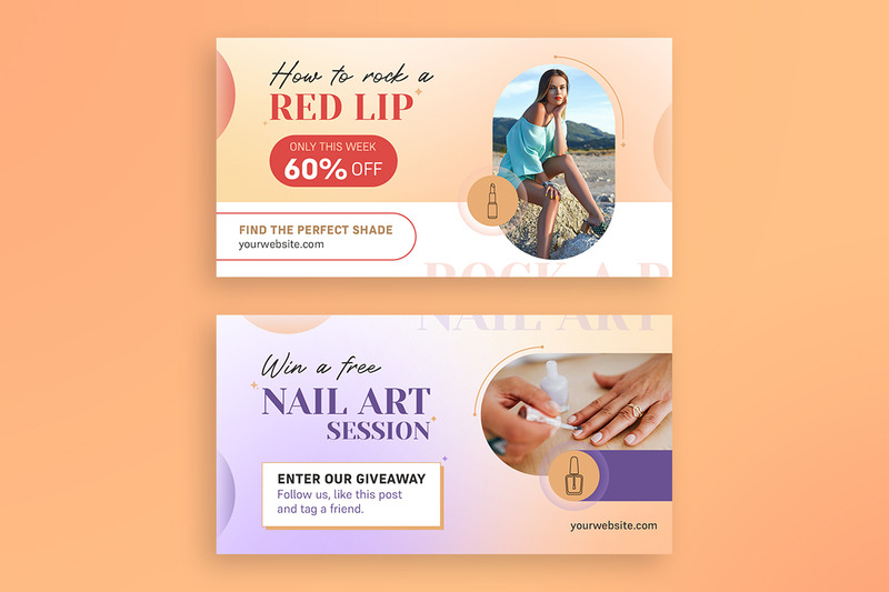 Beauty Care Facebook Post Templates - Features Image 3