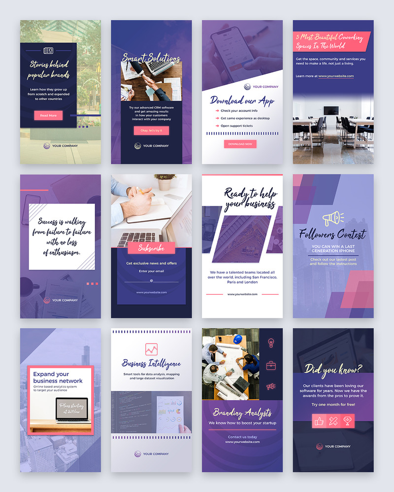 100 Facebook Stories - Social Media Stories - Features Image 3