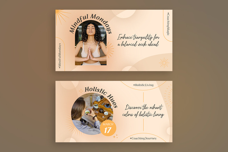 Personal Coaching Facebook Post Templates - Features Image 1