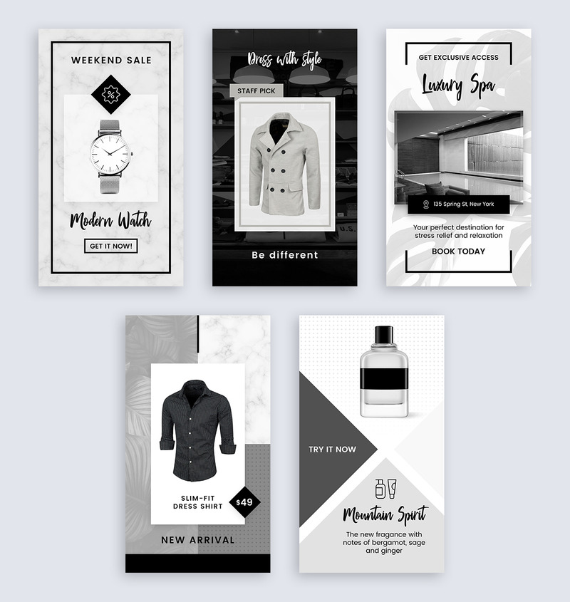 Instagram Stories for Fashion and Luxury Shops - Features Image 1