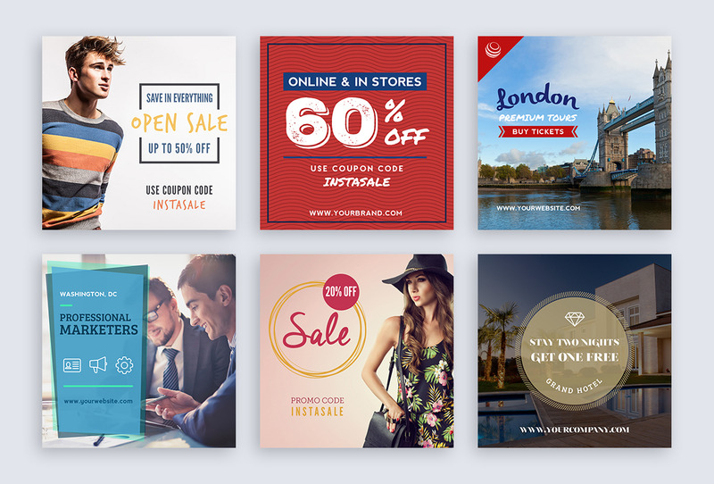 20 Instagram Banner Templates - Features Image 2