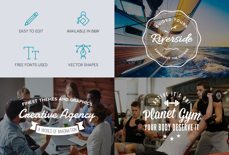 15 emblemas retrô e designs de logotipo - Features Image 1