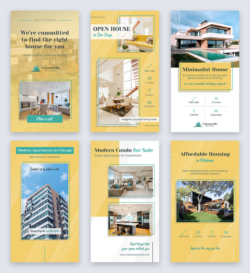 Real Estate Story Templates - Features Image 1