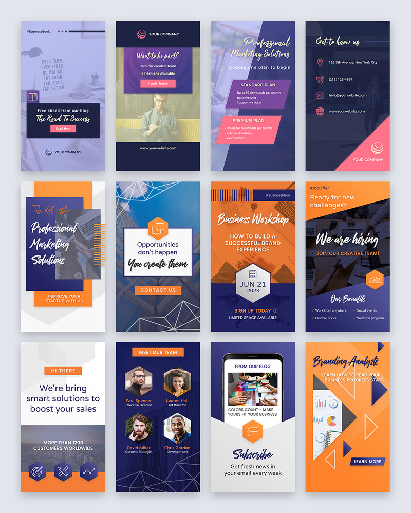 100 Facebook Stories - Social Media Stories - Features Image 4
