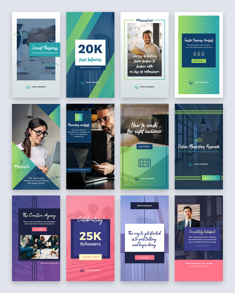 100 Facebook Stories - Social Media Stories - Features Image 2