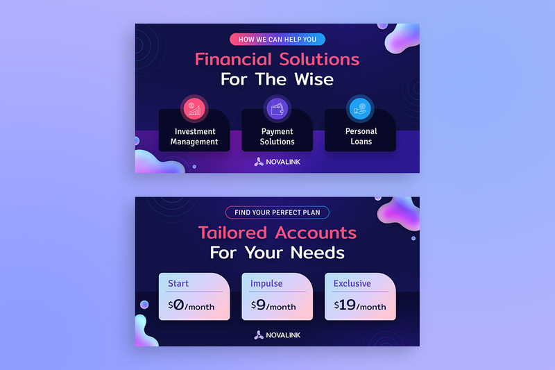 Modèles de bannières Facebook pour le secteur bancaire et financier - Caractéristiques de l’image 2