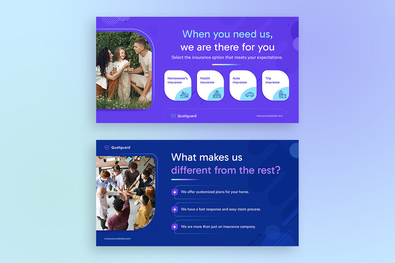Insurance Company Facebook Banner Templates - Features Image 3