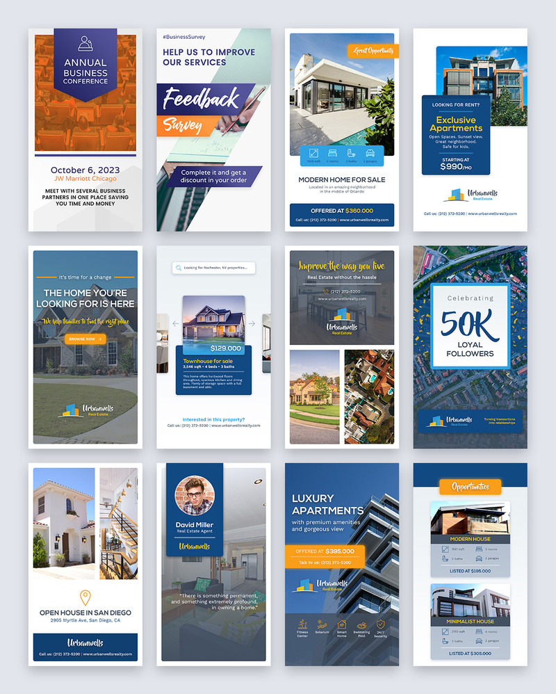 100 Facebook Stories - Social Media Stories - Features Image 5