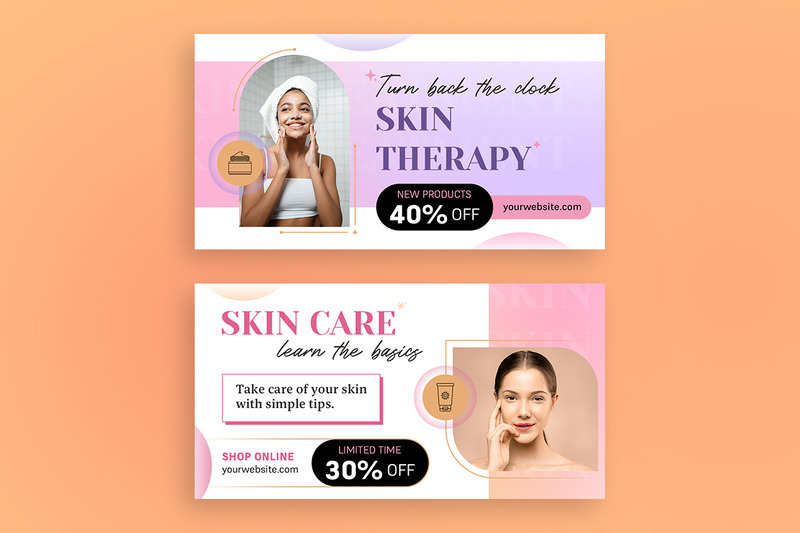 Beauty Care Facebook Post Templates - Features Image 2