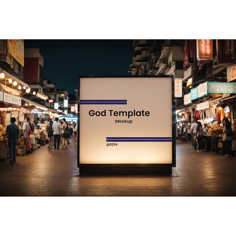 Mockup di cartellone pubblicitario n. 01 - Caratteristiche Immagine 1