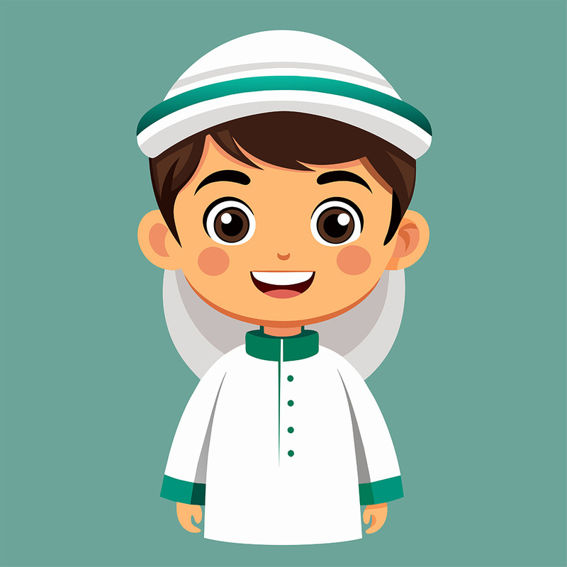 Design carino del piccolo ragazzo Ramadhan 19 - Caratteristiche Immagine 1