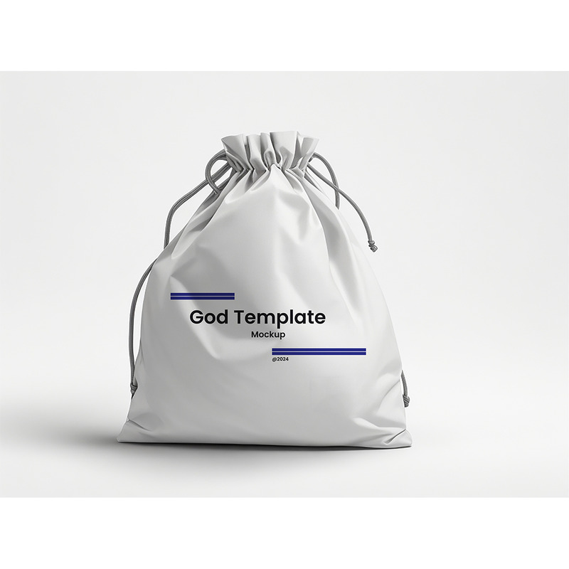 Drawstring Bag Mockup #03