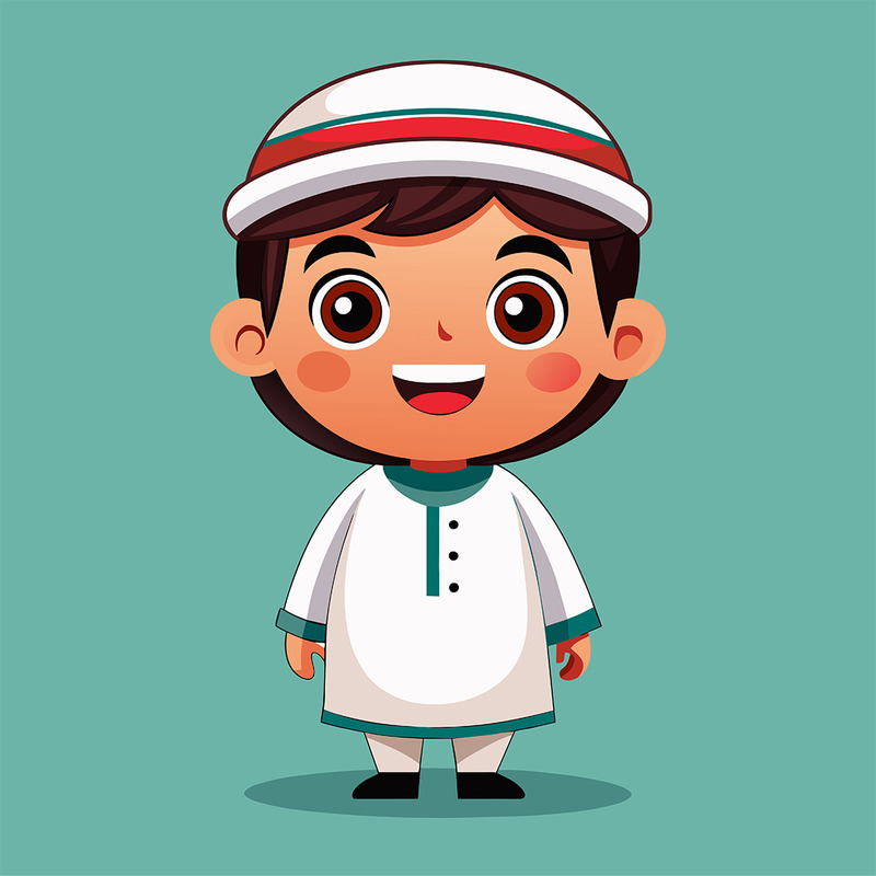 Schattige kleine Ramadan-jongen Ontwerp 17 - Features Image 1