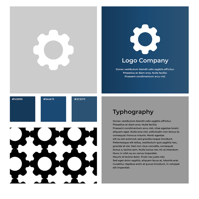 Företagets logotyp unik design 01 - Features Image 1