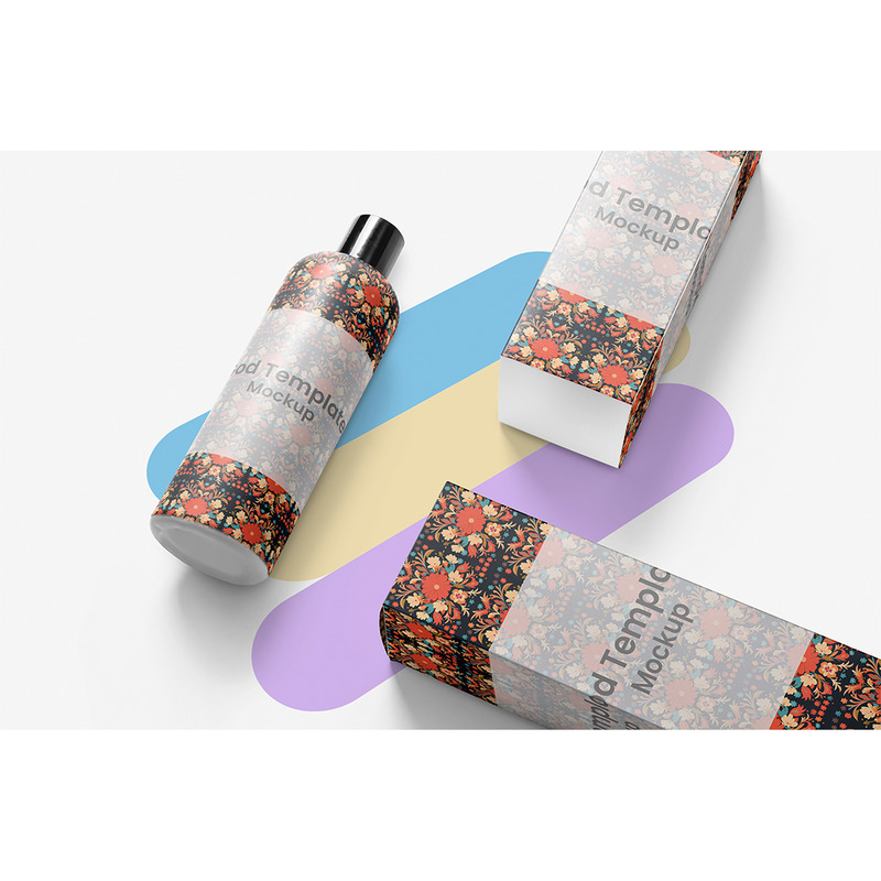 Mockup di bottiglia verticale - Mockup di bottiglia verticale - Caratteristiche Immagine 1