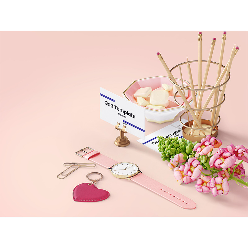 Geschenkkarten-Mockup - Geschenkkarten-Mockup - Eigenschaften Bild 1
