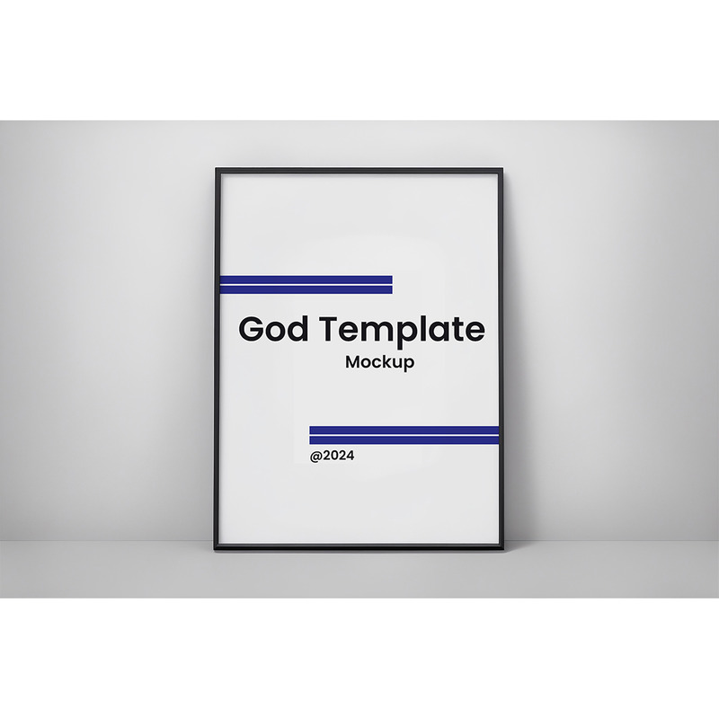Poster con cornice Mockup - Poster con cornice Mockup - Caratteristiche Immagine 1