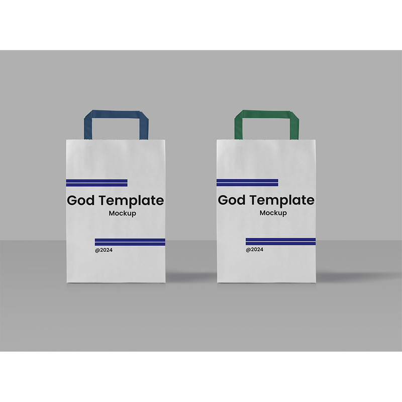 Mockup di borsa della spesa di carta - Mockup di borsa della spesa di carta - Caratteristiche Immagine 1