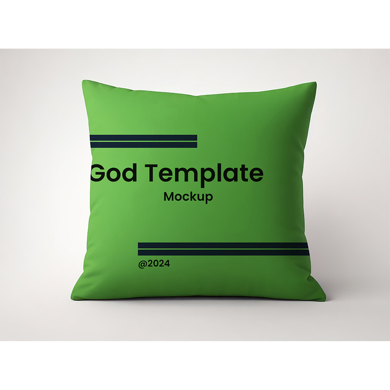 Mockup di cuscino blu e verde da 8 pezzi - Caratteristiche Immagine 1