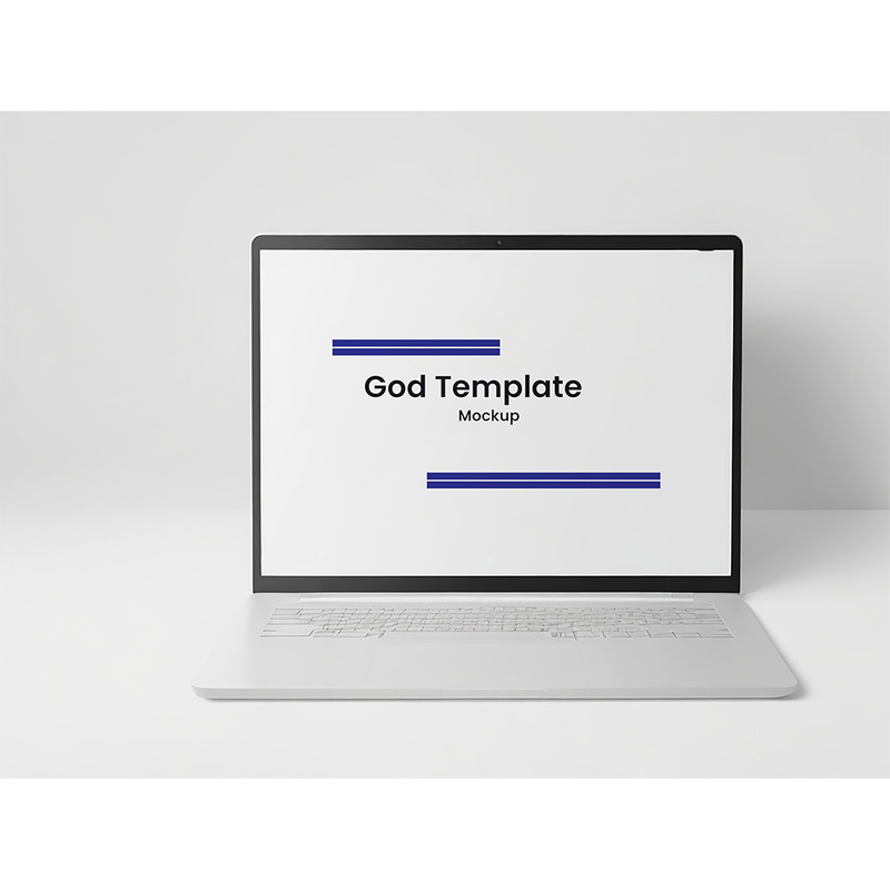 Mockup di bundle da 7 pacchetti per laptop - Caratteristiche Immagine 1