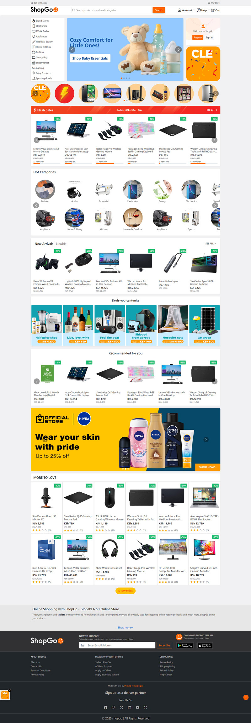ShopGo – HTML-sjabloon voor e-commerce met meerdere leveranciers - Features Image 1